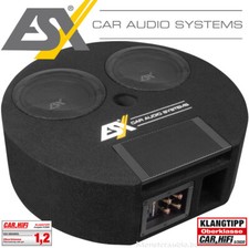 ESX DBX-800Q 800 Watt Reserverad-Subwoofer 2x20cm Sub Auto Reserveradmulde