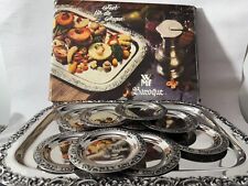 WMF Tablett Bratenplatte WMF Cromargan Baroque 70er Jahre 7623608, Untersetzer