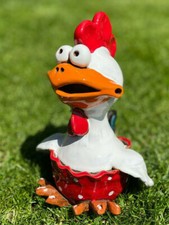 Kücken mit Rock Huhn Keramik
