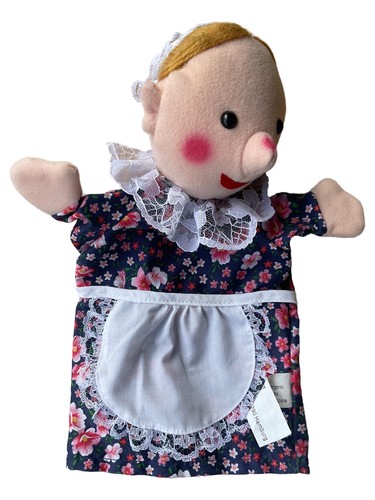 Tcm handpuppe frau blumenkleid - handpuppe,