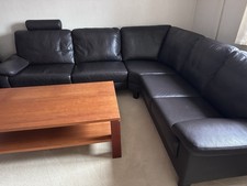 Eck Couch Sofa Leder W