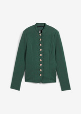 Trachten-Jacke Gr. 46 Mattgrün Damen Langarmjacke Blazer Neu