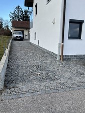 100m2 Pflastersteine / Granitsteine Grau Ca. 80x80 100x100