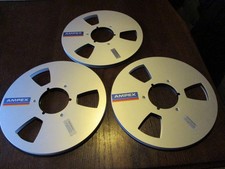 3 Stück Ampex 26,5 cm NAB