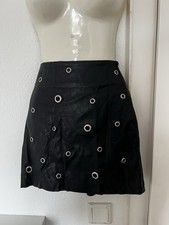 Mini Lederrock mit Nieten