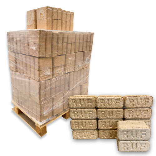 Ruf holzbriketts halb palette - holzbriketts, halb-palette