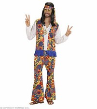 Hippy kostüm für männer - hippy,
