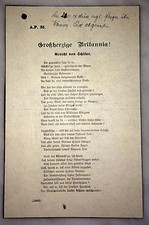 altes Flugblatt 1. WK wurde im