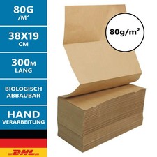 Gefaltetes Kraftpapier 80g/m²