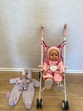 Zapf Creation Baby Born Buggy Kinderwagen Bayer Baby Puppe interaktiv mit Sound