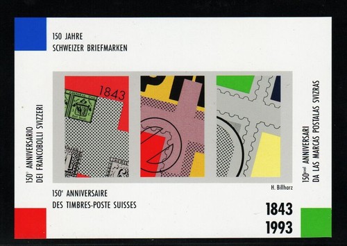 Schweiz vignettenblock 1993 - schweiz,