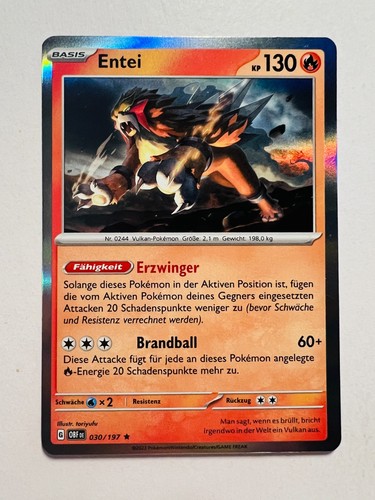 Pokemon karte entei - pokemon,