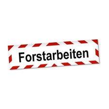 Forstarbeiten Magnetschild Auto Förster Forstwirtschaft Magnetfolie Geschenkidee