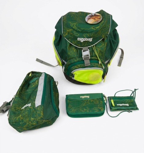 Ergobag schulranzen set grün - schulranzen,