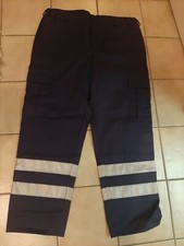 Rettungsdienst Hose blau XL Leuchtstreifen DRK JUH MHD ASB nagelneu ungetragen