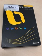 Microsoft Office Mac 2008 Business Upgrade Retail Box Software