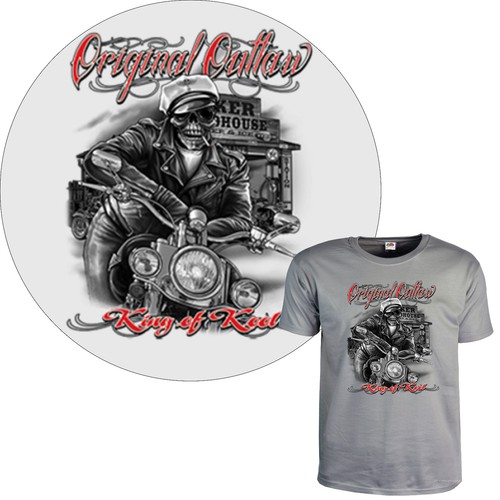 Biker shirt old school - t-shirt,