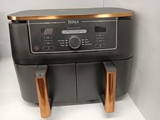 Ninja Foodi MAX Dual Zone Heißluftfritteuse, 9,5L Airfryer, 2 Fächer, mit Zange,