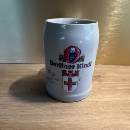 Steingut bierkrug berliner - steingut,