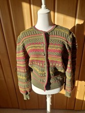 Trachten Strickjacke 42/44 Reine Wolle