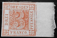 "Dresden Dreier" ungebraucht (*), dem Sachsen-Dreier nachempfunden