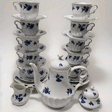 Altes Hochwertiges Kaffeeservice für 10 Pers. Geschirr Schwarzenhammer Vintage 