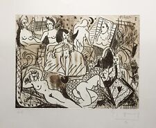 Stefan Szczesny Radierung "Prado I“ datiert 90 signiert