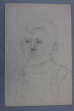 Knabenporträt Bleistift