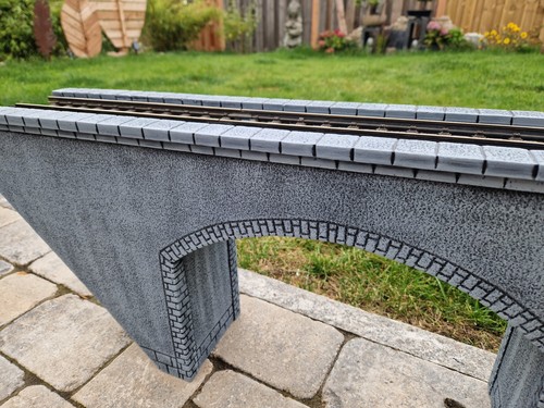 Gartenbahn brücke spurg neu - gartenbahn,