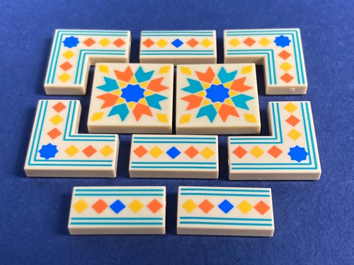 Lego fliese kachel 1x2 - kachel,