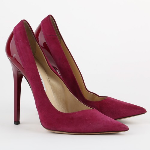 Jimmy choo pink suede stiletto - pink,
