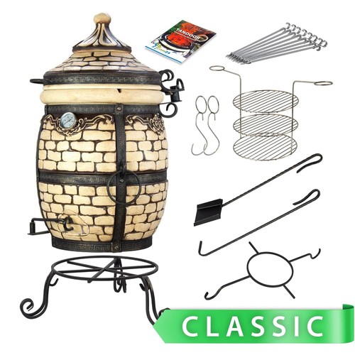 Tandoor briks bbq grill - tandoor,