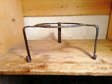 Alter französischer Pfannenknecht Dreibein Untersetzer Feuerstelle Schmiedeeisen