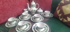 KAHLA seit 1844 Thüringen Kaffee Service Weinlaub f. 6 Pers.