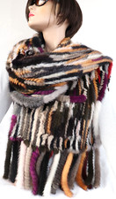 Nerz Stola XXL Pelz Strick