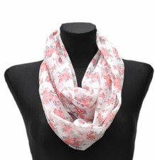 Seide Cotton Loop Schal Loopschal Rundschal Schlauchschal Tuch Tücher Blumen