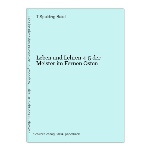 Leben und lehren der - 4-5,