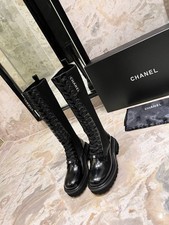 Chanel Damen Plateau-Stiefel