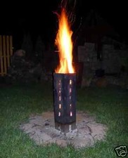 Schwedenfeuer aus stahlblech - aus,