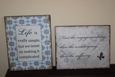 Blechschild nostalgisch in 2