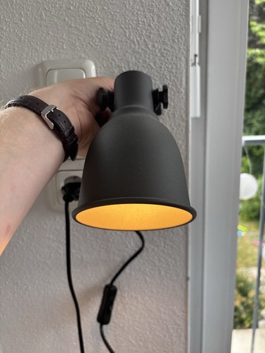 Ikea hektar wandlampe schwarz - hektar,