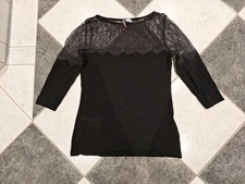Spitzen Langarmshirt Gr 36/38