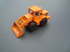 Majorette Modellauto  Tracto orange Nr 263  Druckguss 8cm  Schaufel-Lader 1/87