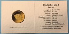 BRD, Zertifikate für 20 Euro Goldmünzen DEUTSCHER WALD, AUSWAHL (R8-4