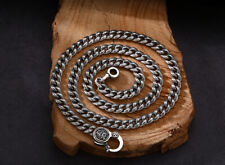 D07 Panzerkette 7 mm mit Drachenschuppen Drache Fabelwesen Silber 925