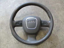 3 Speichen Multifunktion Lederlenkrad Audi A6 4F A4 Lenkrad grau 4F0419091AP