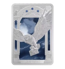 Silberműnze  Harry Potter Magical Creatures Hedwig 1 Oz PP 2023 Neu aus Niue