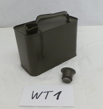 1x  1,3L Ölkanister Trichter Ausguss Öffnung Stahlblech ex Bundeswehr (WT)