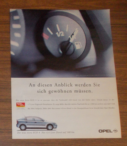 Seltene werbung opel - seltene, astra