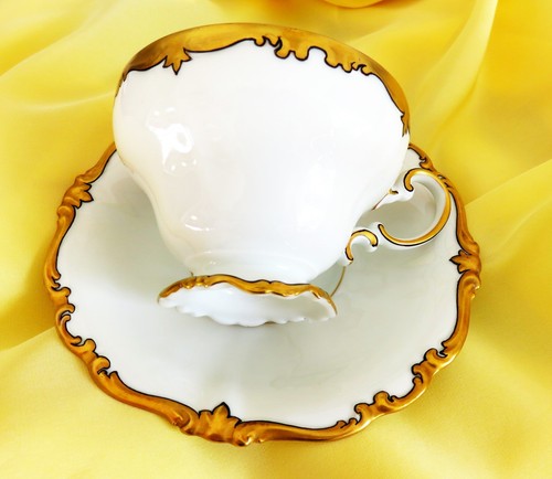 Antik porzellan tasse mit - tasse,